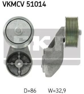 Паразитный / ведущий ролик, поликлиновой ремень SKF VKMCV 51014
