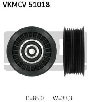 Шків поліклинового ременя SKF VKMCV 51018