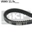 Ремень клиновой 11,9X710 SEAT Ibiza 1,1/1,3 VW 1,0/1,3/1,4 SKF VKMV 11.9X710 (фото 1)