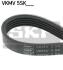 Ремінь поліклиновий 5SK628 (Elastic) SKF VKMV 5SK628 (фото 1)