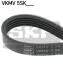 Ремінь поліклиновий 5SK628 (Elastic) SKF VKMV 5SK628 (фото 1)