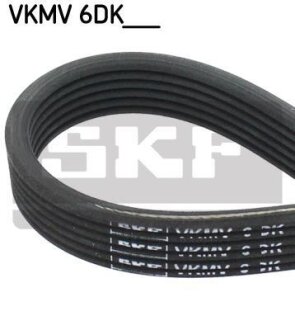 Ремень поликлиновой VOLVO C70/S60/S70/S80/V70/XC70 CROSS COUNTRY/XC90 96- SKF VKMV 6DK1825 (фото 1)