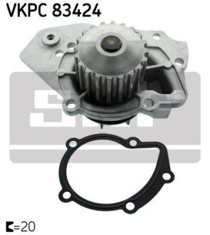 Насос водяний SKF VKPC 83424 (фото 1)