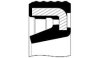 Сальник КПП FORD TRANSIT/SCORPIO/SIERRA 1998-2014 (Ø15X25.3X6.5/4.5) SKT 040901P (фото 1)