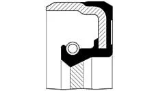 Сальник хвостовика КПП FORD TRANSIT/ESCORT/SIERRA/SCORPIO 1985-2000 (40X58X8.8) SKT 045836-P