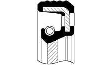 Сальник распредвала FORD TRANSIT 1985-2000 (2.5DI/2.5TDI 47.6X66.7X11.3) SKT 045881-V
