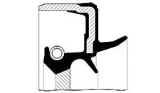 Сальник хвостовика КПП FORD TRANSIT/RANGER 2000-2014 (40X58X8.8) SKT 045975-P