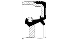 Ущільнювальне кільце вала, коробка передач SKT 046213-V