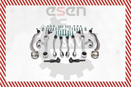 К-Т РЕМОНТ. ВАЖЕЛЯ VW-A (8 ВАЖЕЛІВ + БОЛТИ+КРОНШТ. СТАБ.!!!!) (ТОВСТ. ПАЛЕЦЬ) SKV GERMANY 04SKV100