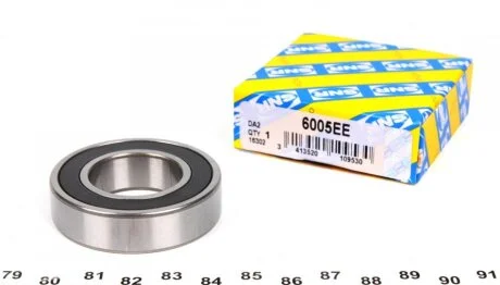 Подшипник опоры карданного вала МВ W201 (25х47х12) (система SKF) SNR 6005.EE