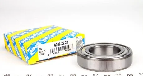 Підшипник (кульковий) SNR 6006.ZZC3