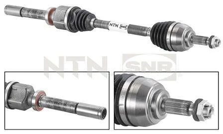 NTN- - Напіввісь SNR DK55.054