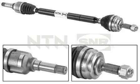 NTN- - Напіввісь SNR DK66.002