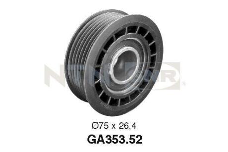 Паразитный / ведущий ролик, поликлиновой ремень OPEL (NTN-) SNR GA353.52