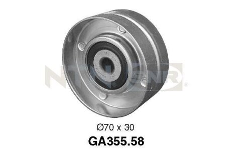 Паразитный / ведущий ролик, Поліклинового ремінь RENAULT (Ви-во NTN-) SNR GA355.58