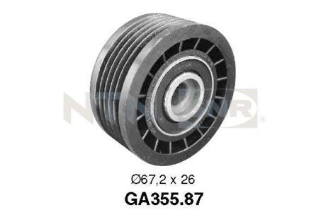 Паразитный / ведущий ролик, поликлиновой ремень OPEL (NTN-) SNR GA355.87