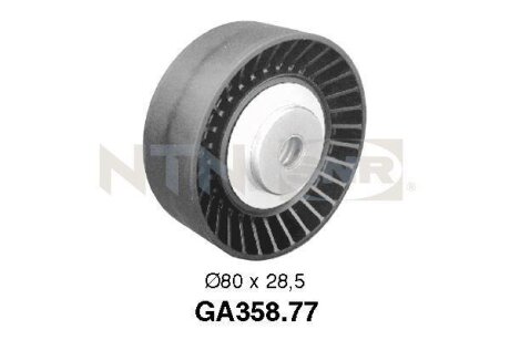 Паразитный / ведущий ролик, Поліклинового ремінь FIAT (Ви-во NTN-) SNR GA358.77