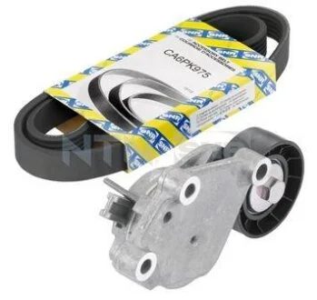 Комплект поликлинового ремня PSA C2/C3/C4/207/208/308 05- 1.6 DIESEL SNR KA859.22