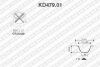 Комплект ремня ГРМ DAIHATSU (NTN-) SNR KD479.01 (фото 1)