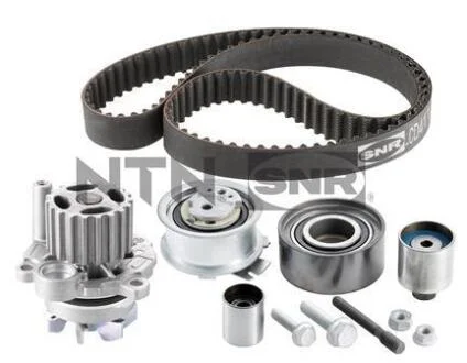 Комплект ГРМ (ремінь + ролик + водяний насос) AUDI A3, A4 ALLROAD B8, A4 B8, A5, A6 C6, Q5, TT, SEAT ALTEA, ALTEA XL, EXEO, EXEO ST, LEON, SKODA OCTAVIA II, SUPERB II, YETI 2.0/2.0D 05.03- SNR KDP457.670