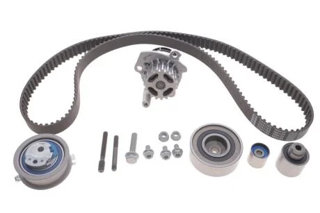 Комплект ГРМ (ремінь + ролик + водяний насос) AUDI A1, A3, A4 B7, Q5 SKODA FABIA II, OCTAVIA II, RAPID, ROOMSTER, SUPERB II, YETI VW AMAROK, BEETLE, CADDY ALLTRACK 1.2-2.0D 05.03- SNR KDP457.730