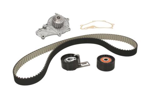 Комплект ГРМ (ремінь + ролик + водяний насос) VOLVO C30, S40 II, V50, FORD B-MAX, ECOSPORT, FIESTA VI, FOCUS III, MONDEO V, TOURNEO COURIER B460, TRANSIT COURIER B460 1.5D/1.6D 01.10- SNR KDP459.590