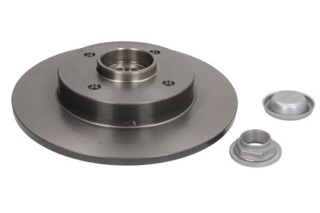Диск тормозной PSA C3/C4/DS3/2008/2007/208/307 02- задн.с подшип.с ABS SNR KF159.57U