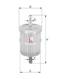 Фільтр паливний SOFIMA S1028B