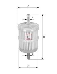 Фільтр паливний SOFIMA S1028B