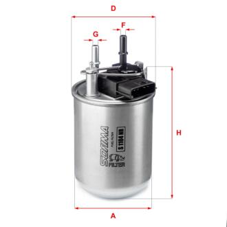 Фільтр паливний SOFIMA S1104NR