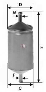 Фільтр паливний SOFIMA S1501B