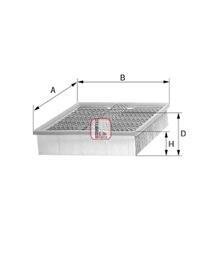 Фільтр повітряний SOFIMA S3030A