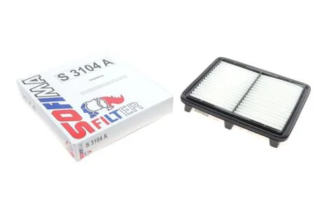 Фільтр повітряний DAEWOO/CHEWROLET "1,0 "03>> SOFIMA S 3104 A