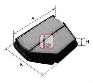 Фільтр повітряний CHEVROLET/OPEL "2,0-2,5 "06>> SOFIMA S3392A