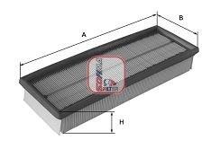 Фiльтр повiтряний SOFIMA S 3548 A