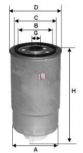 Фiльтр паливний SOFIMA S 4394 NR