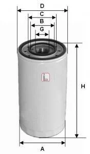 Фiльтр оливний (СПЕЦВИКУП) SOFIMA S5003DR