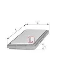 Фільтр повітряний SOFIMA S5830A