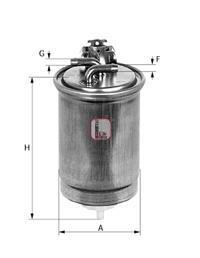 Фiльтр паливний vw/seat/skoda (СПЕЦВИКУП) SOFIMA S7601NR