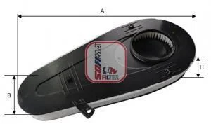 Фільтр повітряний BMW "2,0-3,0 "09-15 SOFIMA S 7A97 A