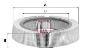 Фільтр повітряний Audi 100 1.8/2.0 -82 SOFIMA S 8460 A
