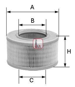 Фiльтр повiтряний (СПЕЦВИКУП) SOFIMA S 9040 A