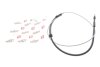 Трос ручника (задний) Renault Kangoo 08- (2015/920mm) Solgy 219070 (фото 2)