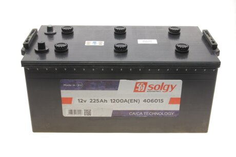 Аккумуляторная батарея 225Ah/1200A (518x273x240/+L Solgy 406015