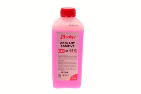 Антифриз (червоний) G12 (1kg) Solgy 503007