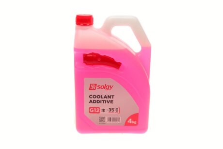 Антифриз (червоний) G12 (4kg) Solgy 503008