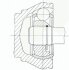 ШРУС наружный 23x22 зуба Ford Escort V Fiesta 1.3-1.6 1.8D 89-97 SPIDAN 23735 (фото 2)