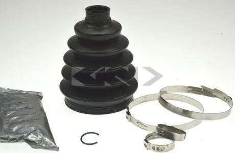 Гумовий пильовик шарніра зовнішній (fi: 26/84) (довжина122) (комплект) BMW 1 (F20), 1 (F21), 2 (F22, F87), 2 (F23), 3 (E90), 3 (E91), 3 (E92), 3 (F30, F80), 3 (F31) 2.0-3.0D 09.04- SPIDAN 25652