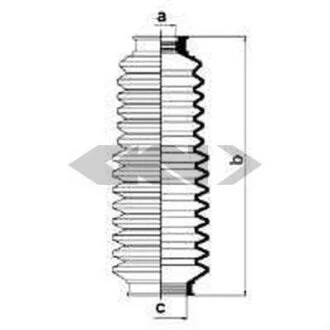 Пильовик рульового механізма SPIDAN 83518