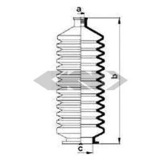 Пильовик рульового механізма SPIDAN 83540